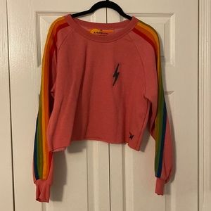 Cropped aviator nation sweatshirt new without tags size medium